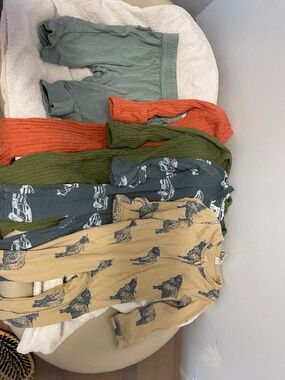 LOT baby boy clothes 0-3 months (fits a little big)